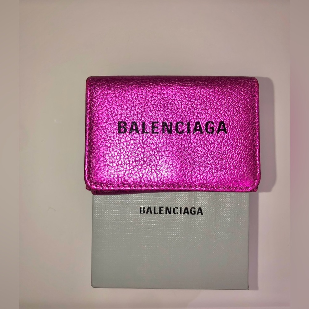 Authentic Balenciaga leather wallet
